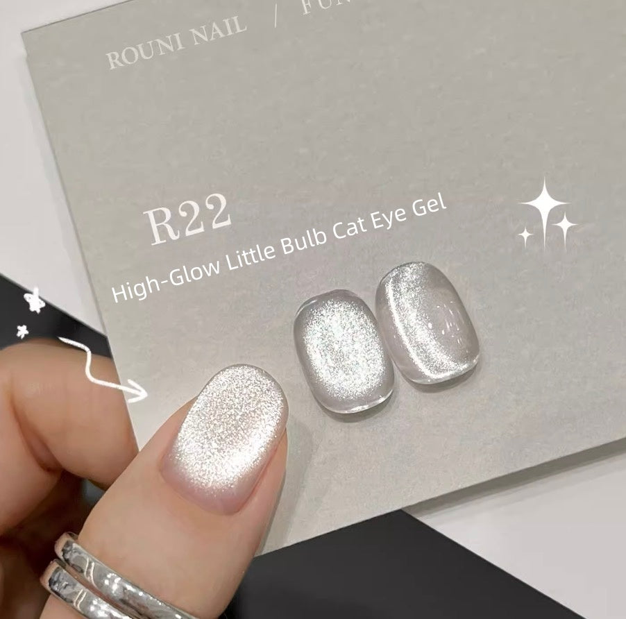 Rouni High-Glow Little Bulb Cat Eye Gel R22