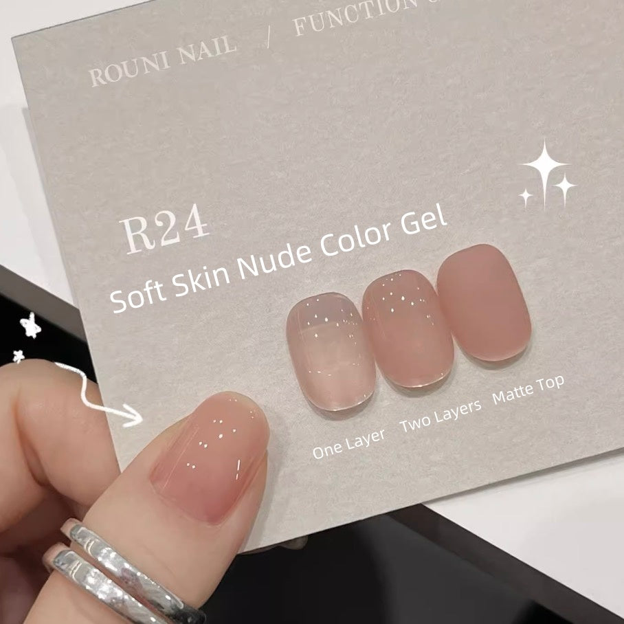 Rouni Soft Skin Nude Color Gel R24