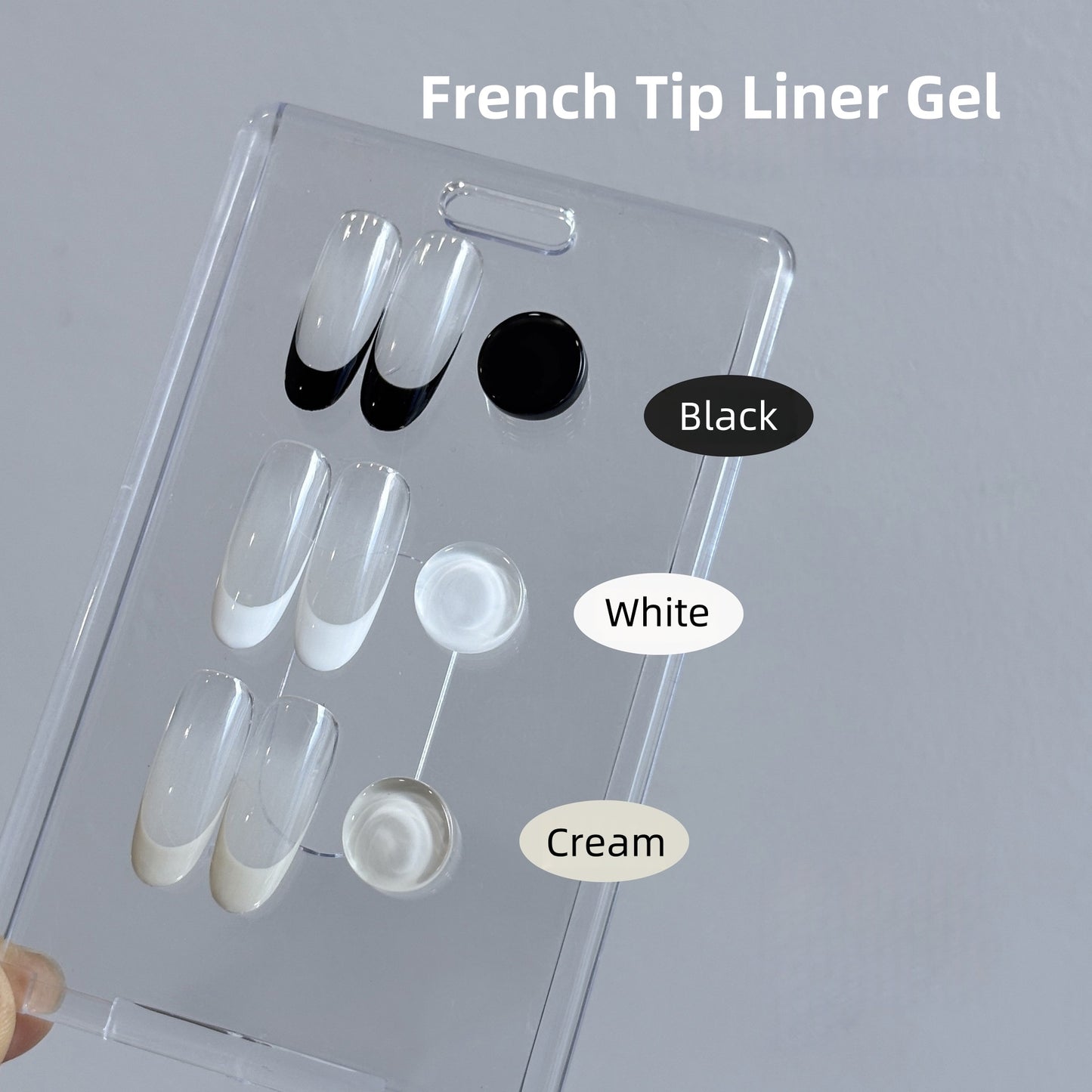 Qingyou French Tip Liner Gel - Black & White Series