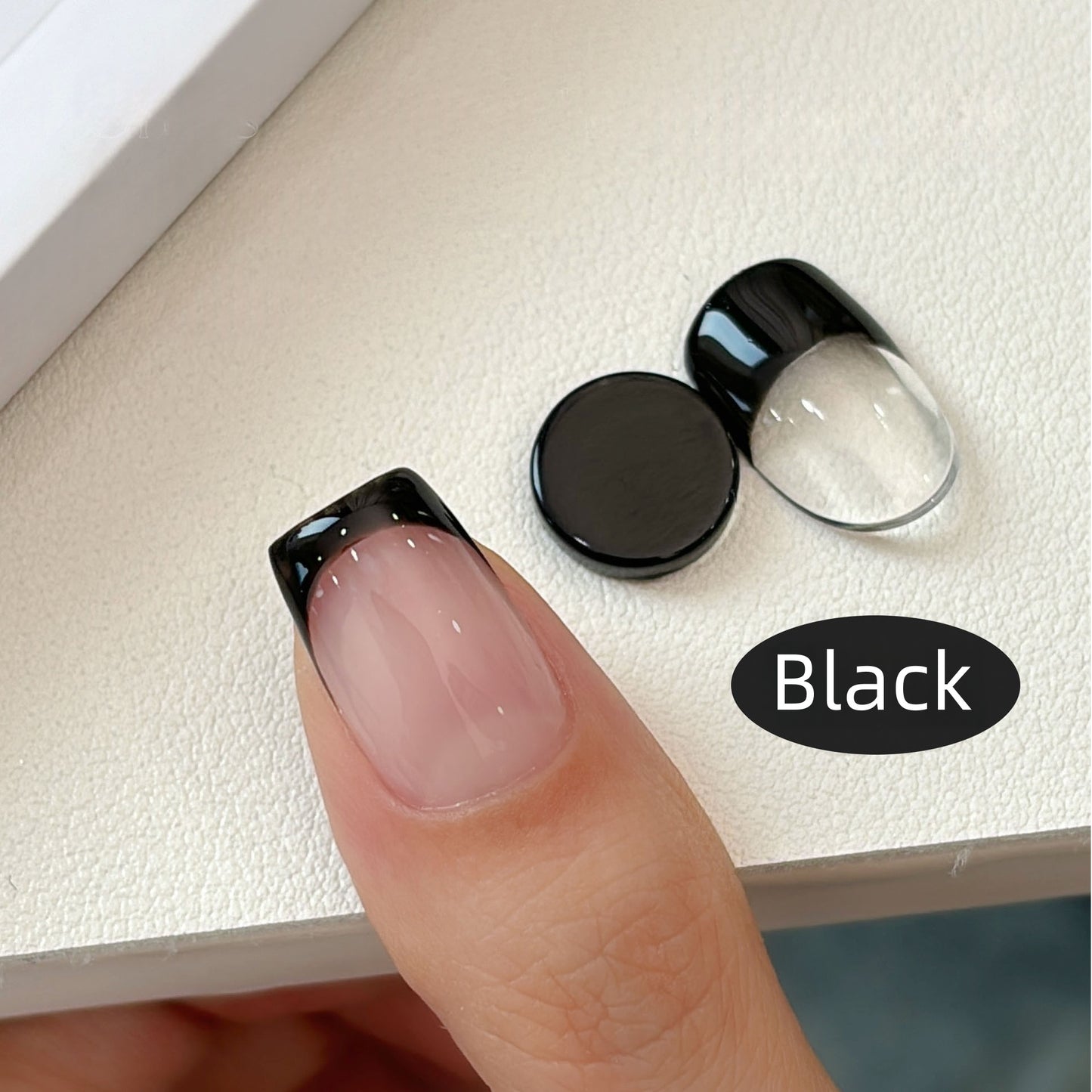 Qingyou French Tip Liner Gel - Black & White Series