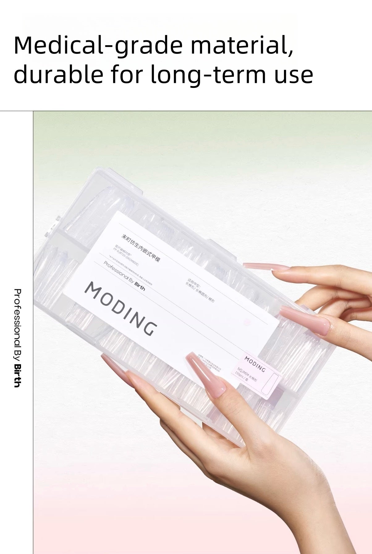 Moding Nail Extension Mold - NQJM02 Pipe Square