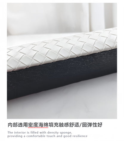 Woven Texture Armrest Pillow & Pad Set