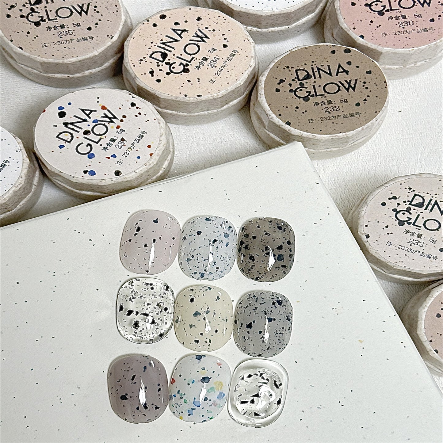 DinaGlow Egg Shell Series Color Gel [230-238]