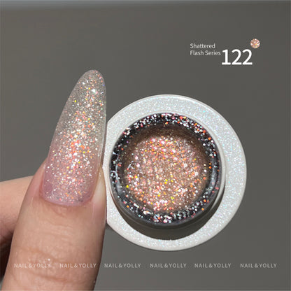 Nail & Yolly Linglong Luminous Diamond Shattered Gel