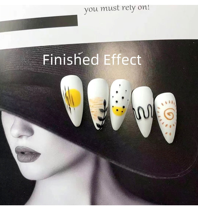 Nail Art Swatch Tips - No.6 Almond 200pcs