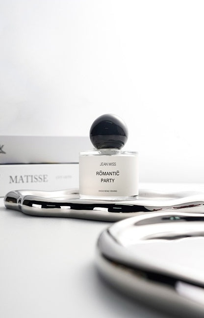 Luxury Electroplated Silver Ceramic Nail Art Display Tray