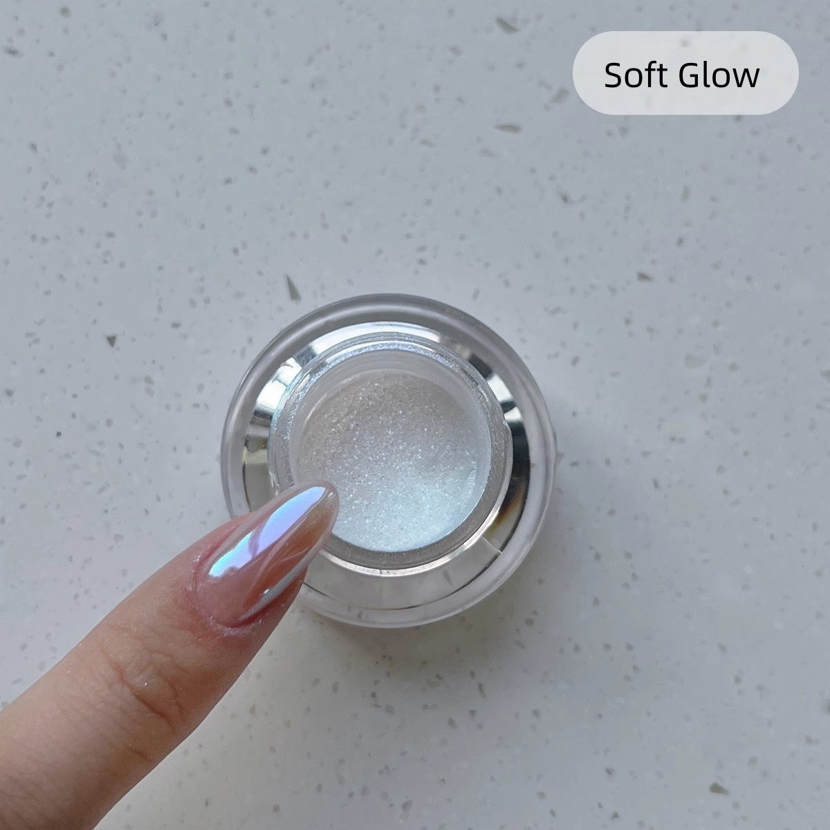 High-Shine Moonlight Pearl Chrome Powder
