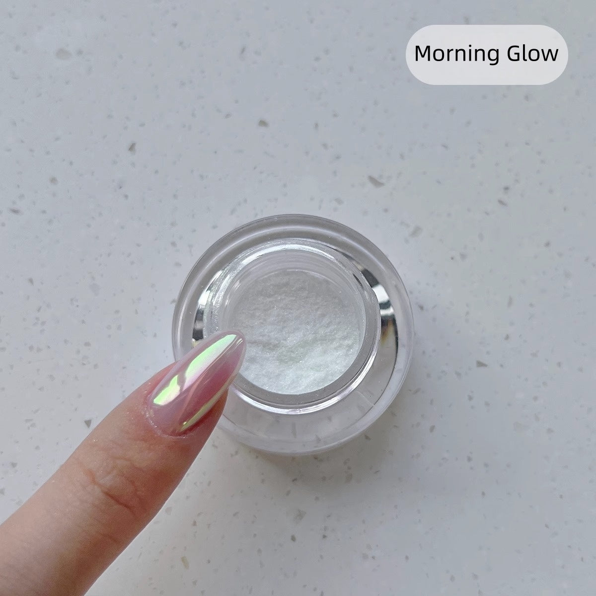 High-Shine Moonlight Pearl Chrome Powder