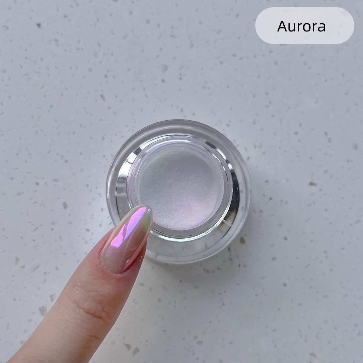 High-Shine Moonlight Pearl Chrome Powder