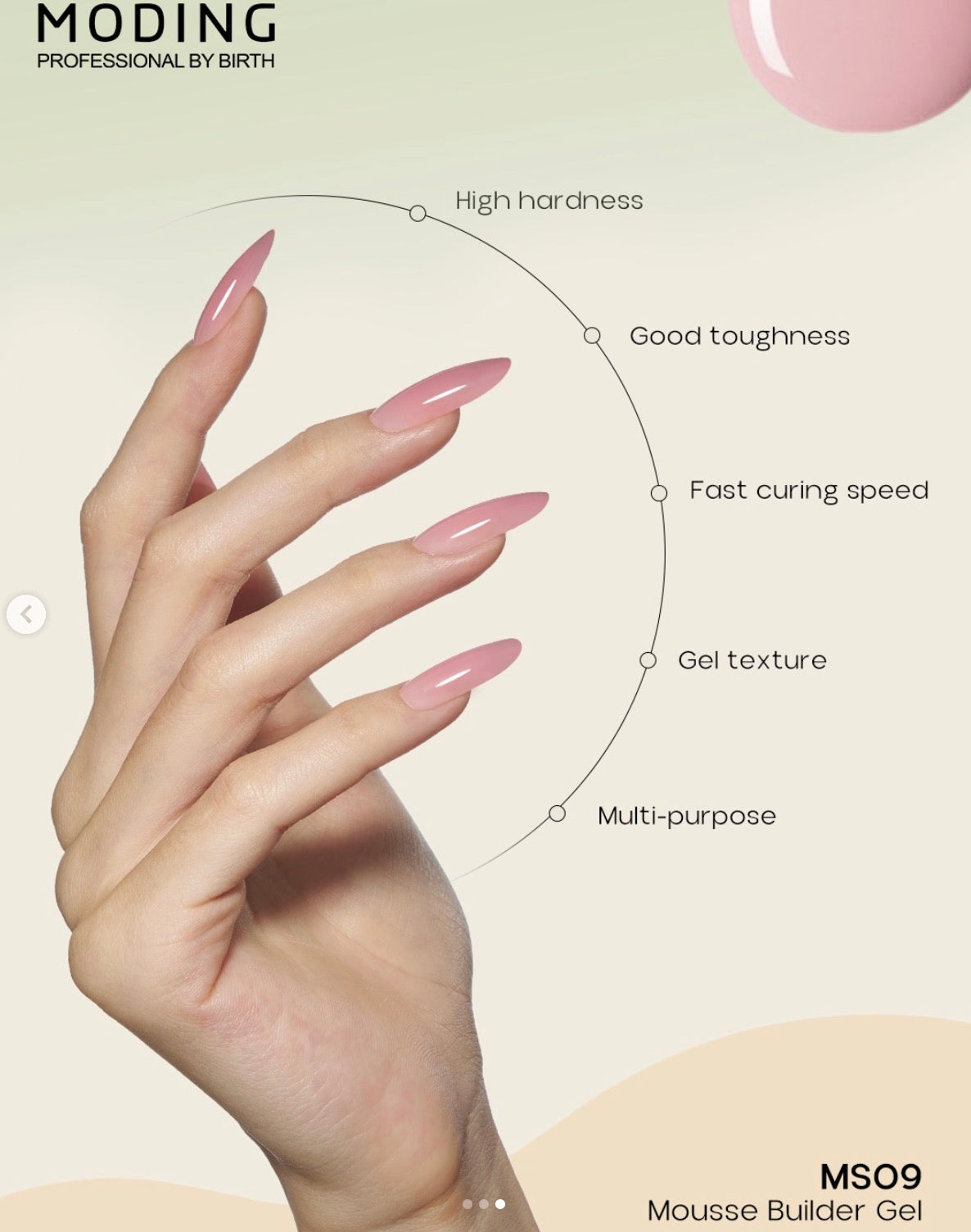 Moding Mousse High Hardness Colored Extension Gel Set - Clean Nude Series (12 Colors)