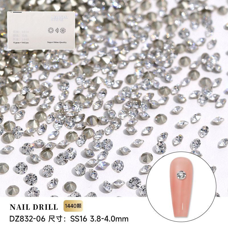 K9 Pointed Back Crystal Rhinestone SS16 1440pcs