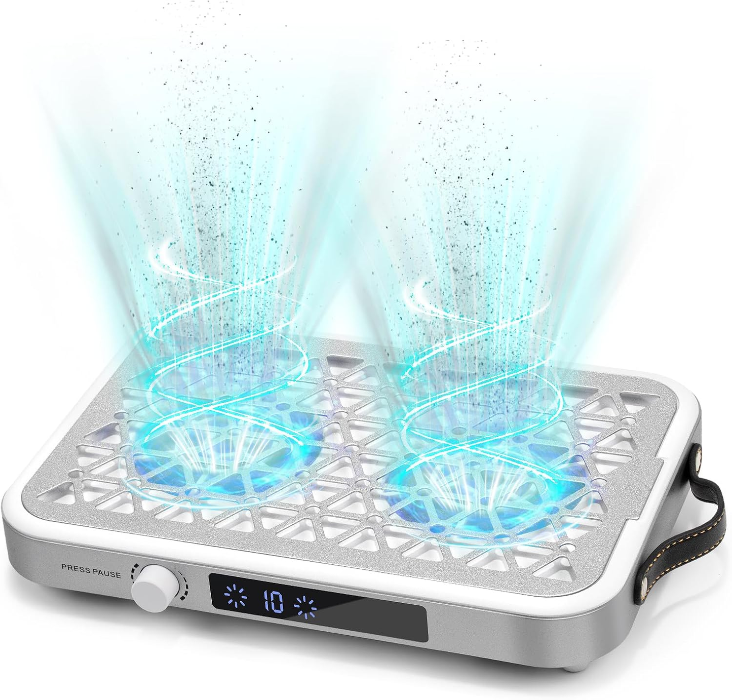 Professional Dual Nail Fan Dust Collector - Purple