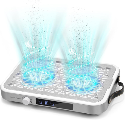 Professional Dual Nail Fan Dust Collector - Purple