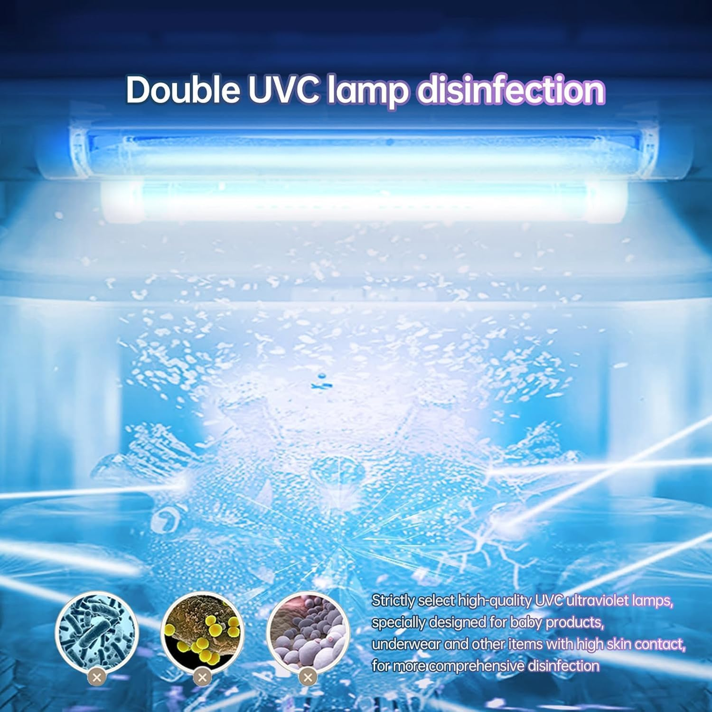 4-in-1 Double Tube UV Sterilizer & Dryer for Beauty Tool