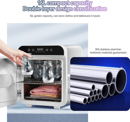 4-in-1 Double Tube UV Sterilizer & Dryer for Beauty Tool