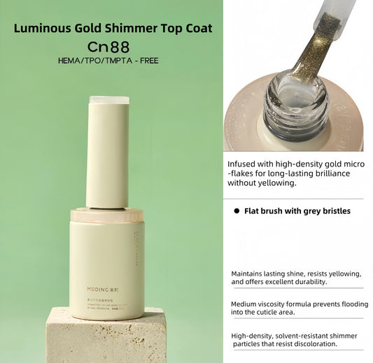 [HEMA FREE] Moding Bottled Function Cn88 Luminous Gold Shimmer Top Coat