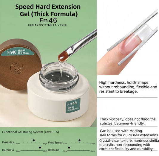 [HEMA FREE] Moding Fn46 Speed Hard Extension Gel (Thick Formula)