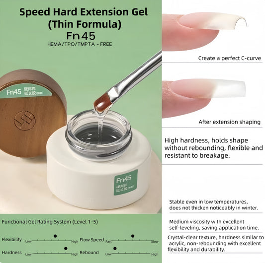[HEMA FREE] Moding Fn45 Speed Hard Extension Gel (Thin Formula)