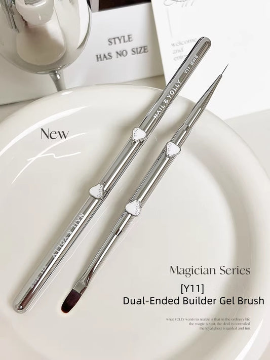 Yolly Y11 Dual-Ended Builder Gel Brush