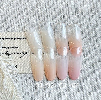 QIingyou High Pigment Ombre Pating Gel Palette – Nude Concealer Series (4 Colors)