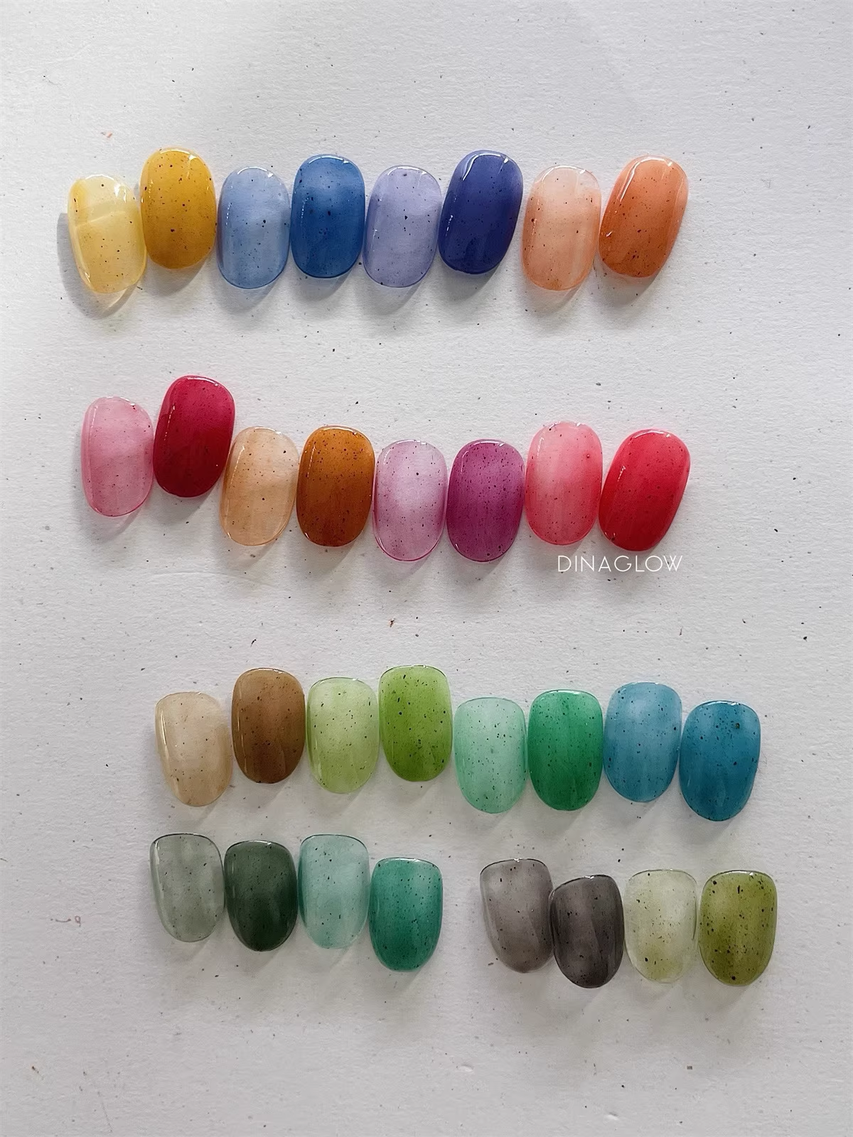 DINAGLOW Berry Grain Series Sheer Color Gel