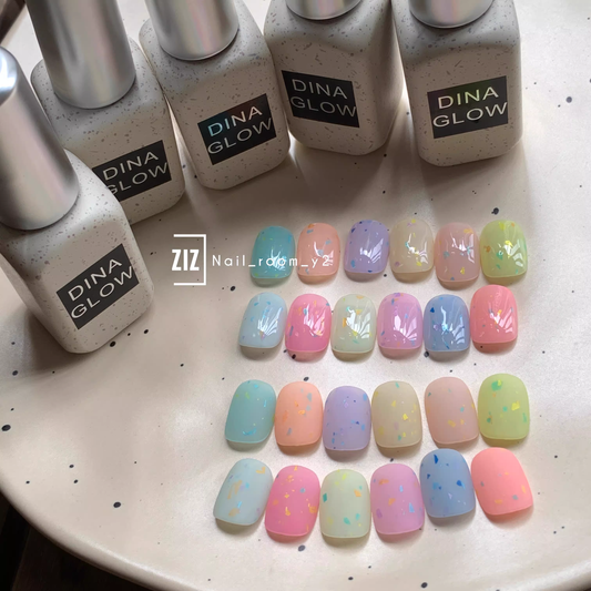 DINAGLOW Rainbow Frost Series Color Gel