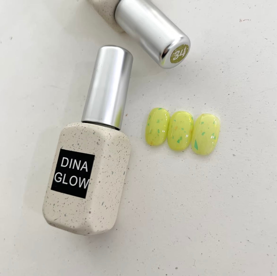 DINAGLOW Rainbow Frost Series Color Gel