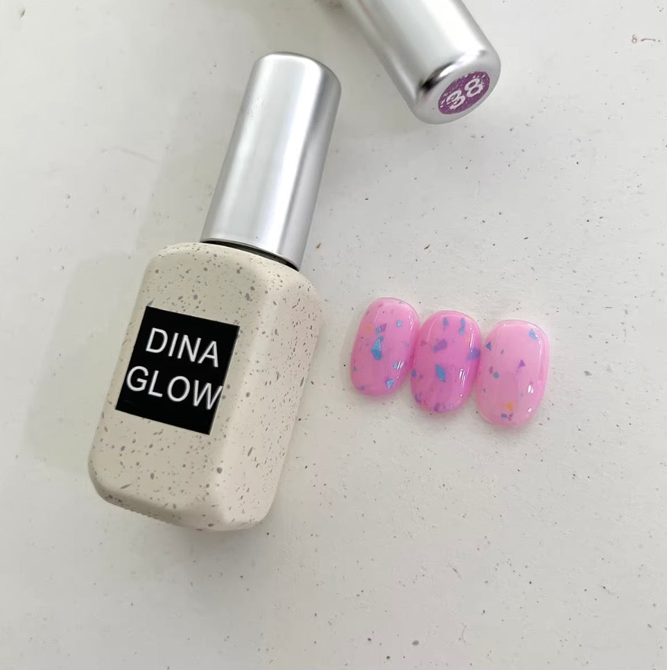 DINAGLOW Rainbow Frost Series Color Gel