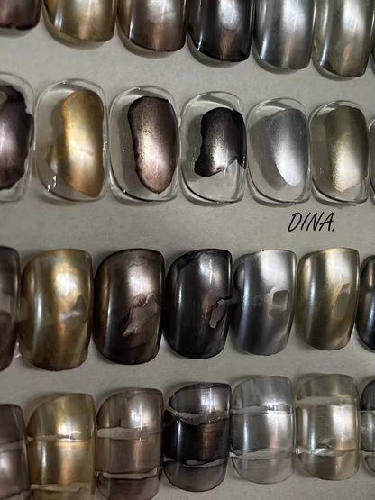 Dina Gel Mousse Blooming Ink Vintage Pearl Metallic Series [205-214]