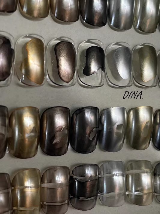 Dina Gel Mousse Blooming Ink Vintage Pearl Metallic Series [205-214]