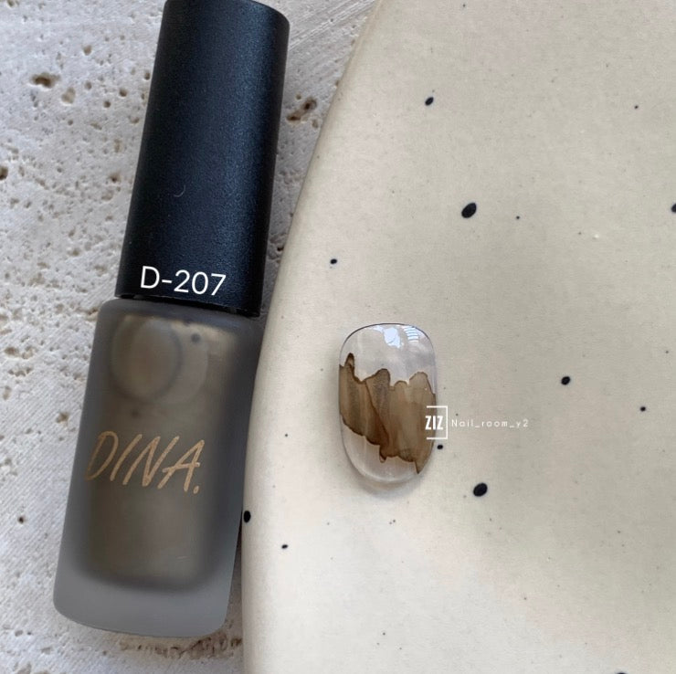 Dina Gel Mousse Blooming Ink Vintage Pearl Metallic Series [205-214]