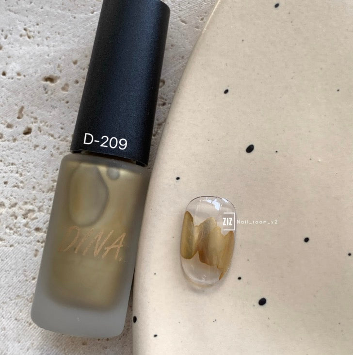 Dina Gel Mousse Blooming Ink Vintage Pearl Metallic Series [205-214]