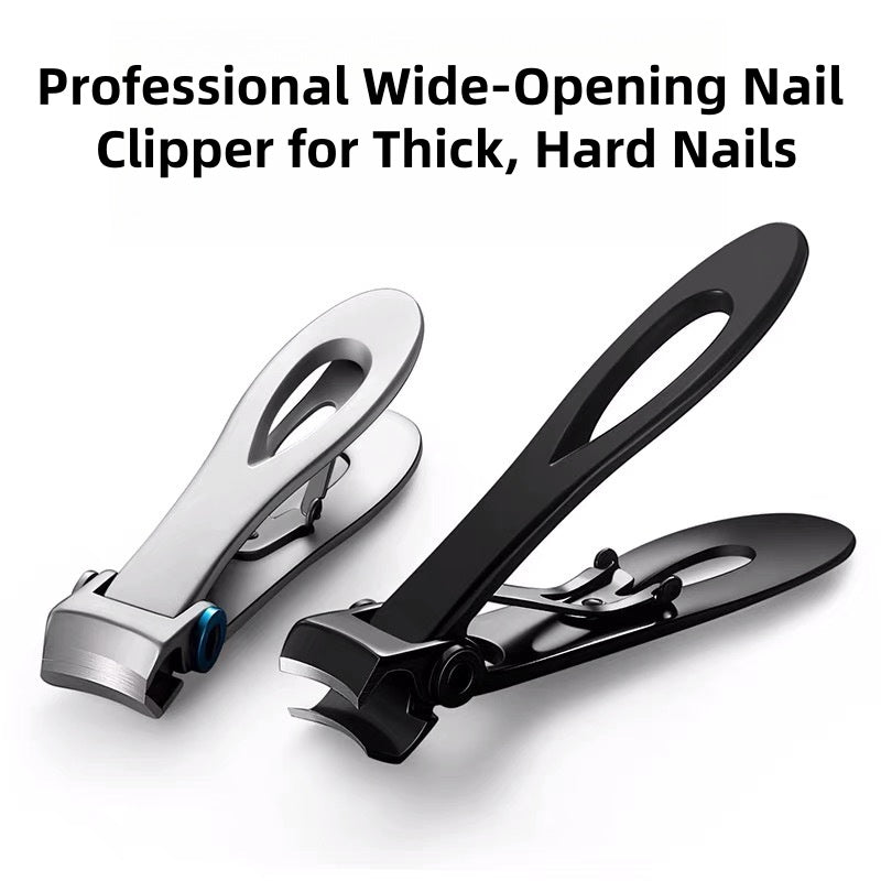 Professional Stainless Steel Heavy-Duty Wide Jaw Nail Clipper - Large