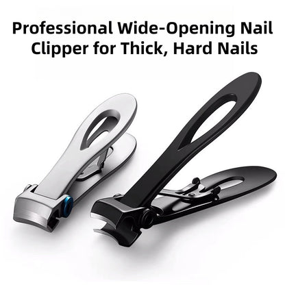 Professional Stainless Steel Heavy-Duty Wide Jaw Nail Clipper - Large