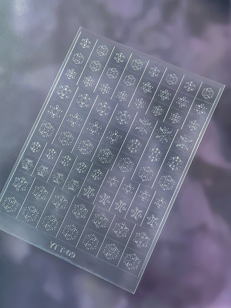 Snowflakes Pattern Airbrush Sticker YTT-09