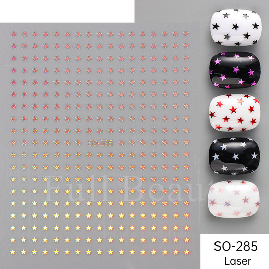 Mini Star Nail Stickers SO-285 Holographic