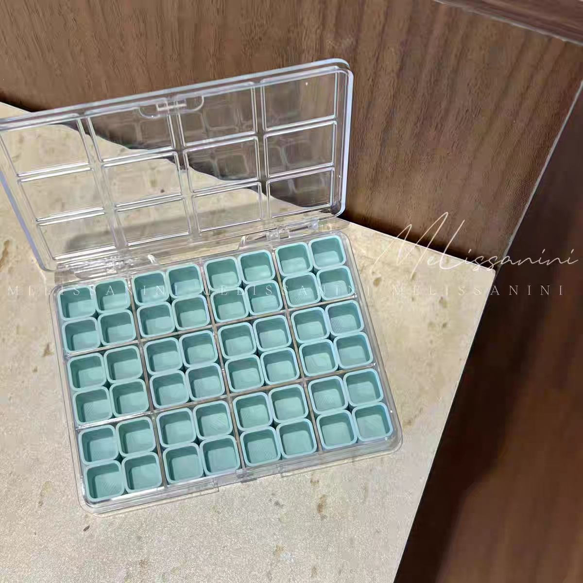 48 Small Grids Nail Art Decor Storage Box