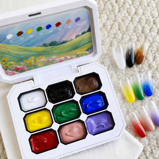 Qingyou Master Painting Gel Palette (9 Colors)
