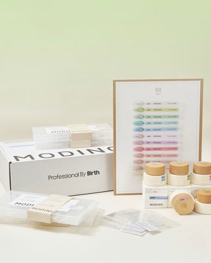 Moding High Hardness Colored Extension Gel Whole Set- Crystal Sparkle Series (12 Colors)