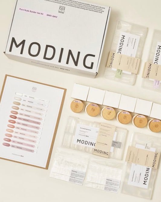 Moding High Hardness Colored Extension Gel Whole Set - Pure Nude Series (12 Colors)