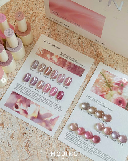 [HEMA Free] Moding Mist Rose Cat Eye Gel Set (12 Colors)