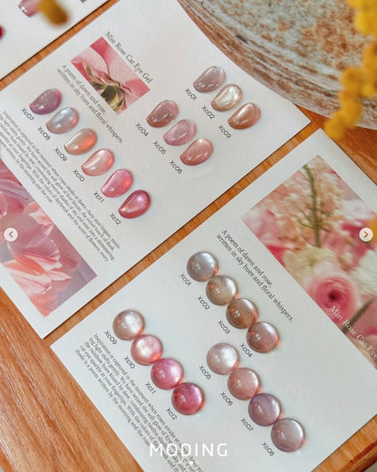 [HEMA Free] Moding Mist Rose Cat Eye Gel Set (12 Colors)