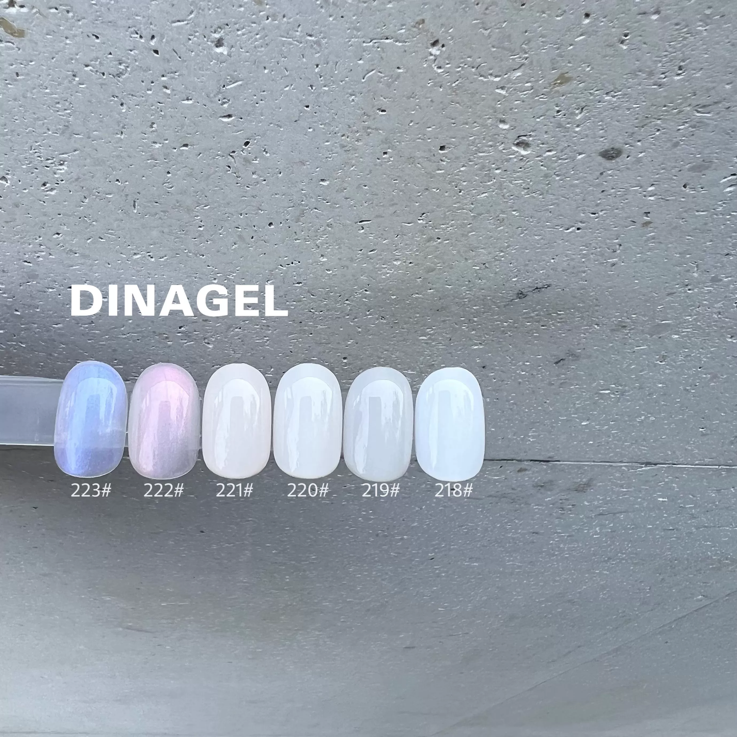 Dina Gel Soft White Collection Color Gel [218-223]