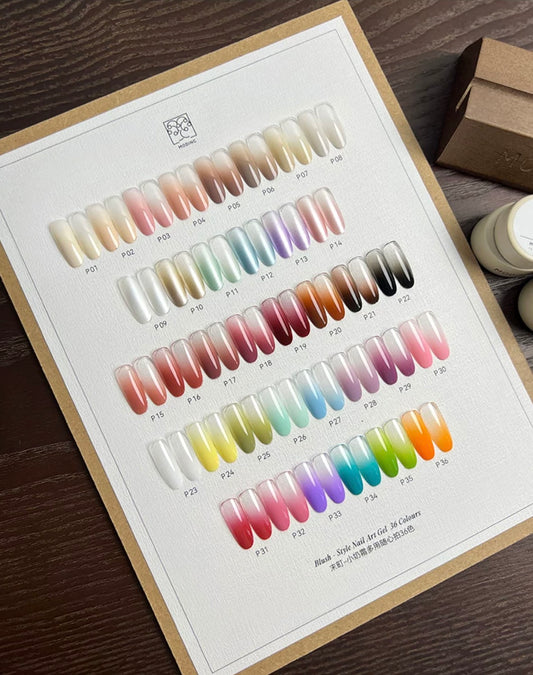 Moding Soft Cream Nail Art Gel - 36 Colors