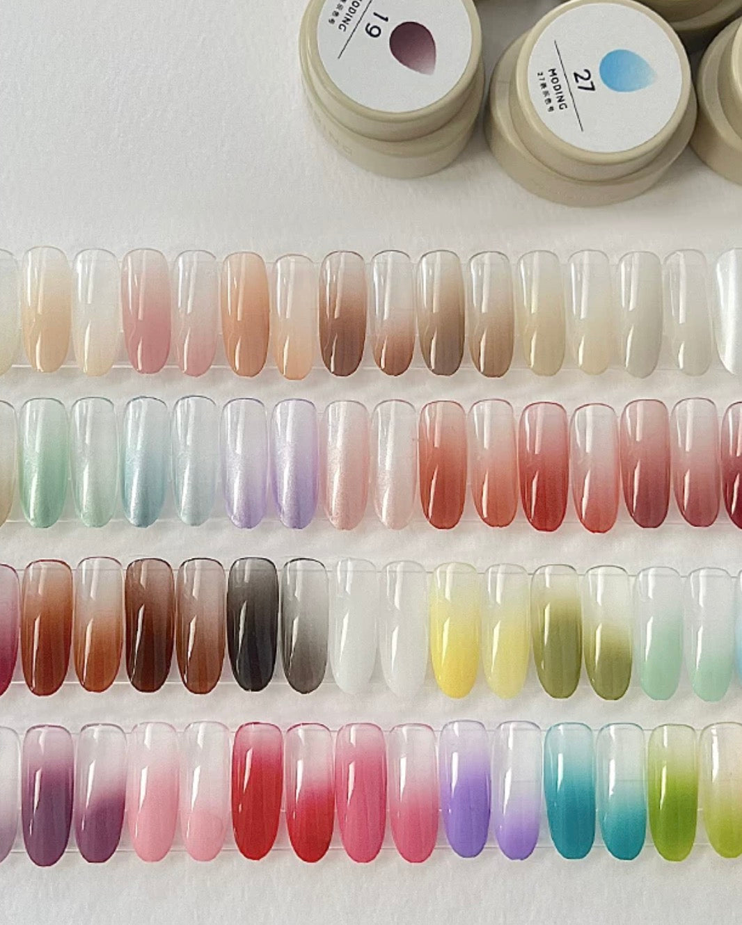 Moding Soft Cream Nail Art Gel - 36 Colors