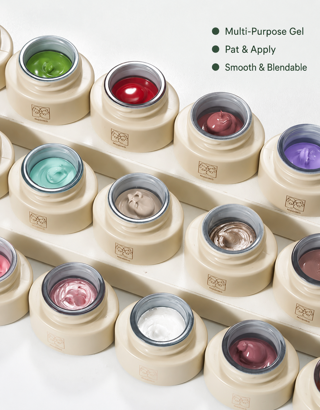 Moding Soft Cream Nail Art Gel 36 Colors Whole Set