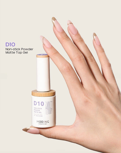 [HEMA FREE] Moding Bottled Function D10 Non-Stick Powder Matte Top Coat