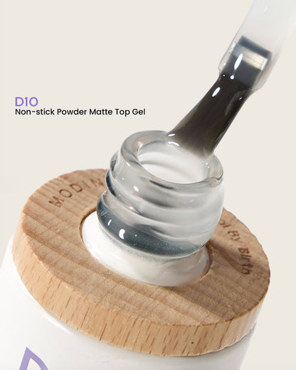 [HEMA FREE] Moding Bottled Function D10 Non-Stick Powder Matte Top Coat
