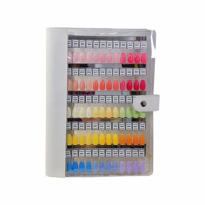 Magnetic Nail Color Swatch Display Book – 120 Tips