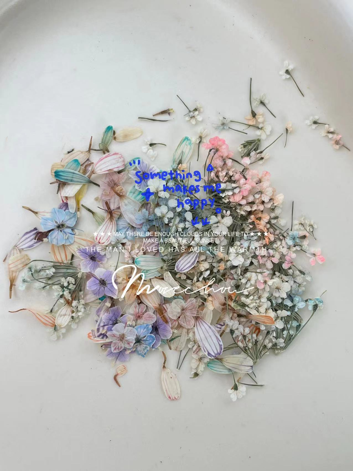 Dried Flower Nail Art Set - 3 Style